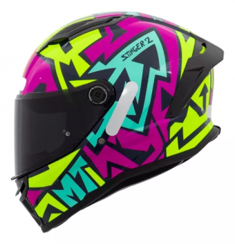 CAPACETE MT STINGER 2 MELD PINK GLOSS 56