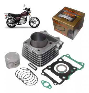 KIT CILINDRO MOTOR INTRUDER 125 07-16 KMP PREMIUM