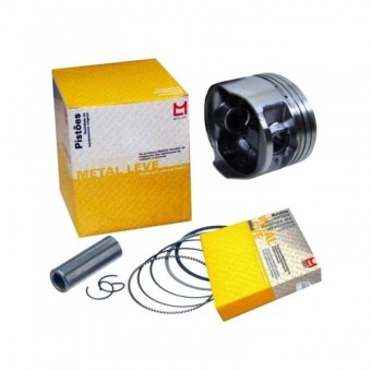 PISTAO BIZ 125 METAL LEVE C/ANEL METAL LEVE 0,75MM