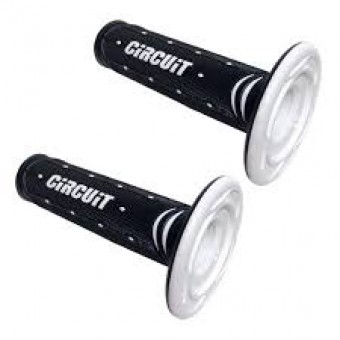 MANOPLA CIRCUIT JUPITER RACING PRETO/BRANCO