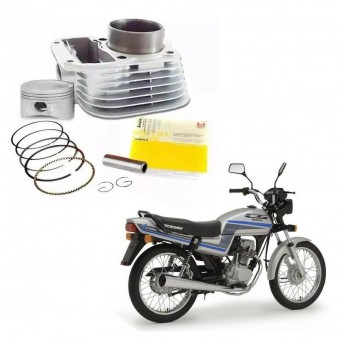 PISTAO TITAN 125 92-99 METAL LEVE C/ANEL METAL LEVE 0,50MM