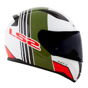 CAPACETE LS2 FF 353 RAPID MULTIPLY WHT/GRE/RED 56