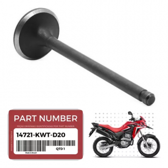 VALVULA ESCAPE CBX 250 TWISTER/ XR 250 TORNADO/ CB 300/ XRE 300 HONDA