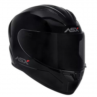 CAPACETE ASX EAGLE SOLID FOSCO PRETO/CINZA 64