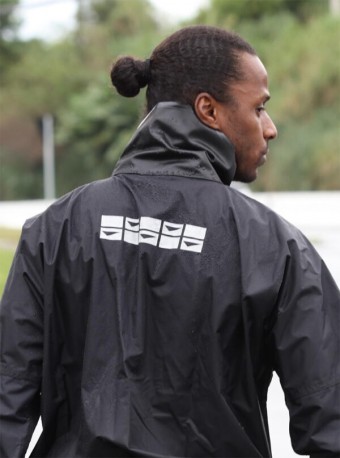 CONJUNTO CHUVA NYLON MASCULINO PRETO C/ BOLSO M DELTA