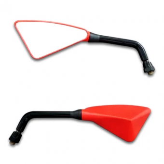 ESPELHO RETROVISOR SPORT ARROW ARTIC. VERMELHO ROSCA HONDA AWA
