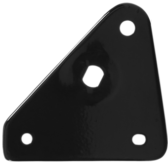 SUPORTE LATERAL FAROL CBX 250 L/ESQ. PRETO QUALLYMOTOS