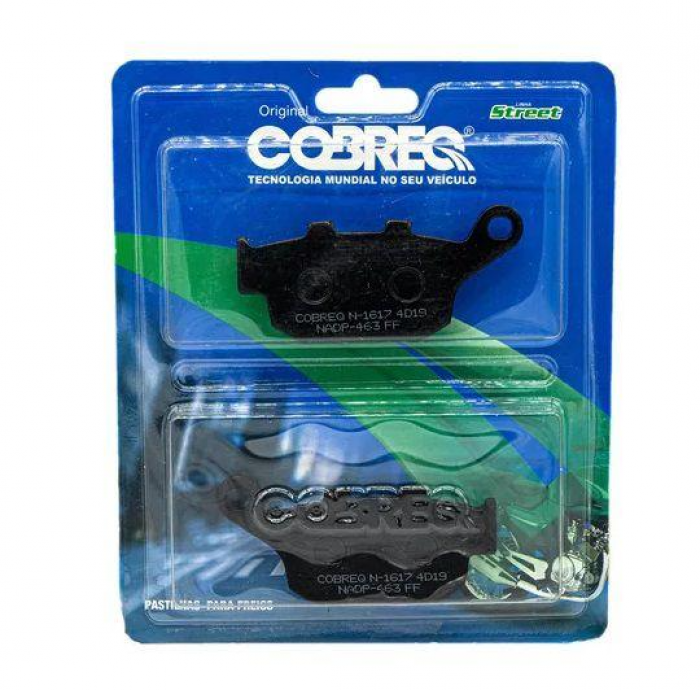 PASTILHA FREIO TRAS. CB 300 S/ABS/ HORNET 04 COBREQ