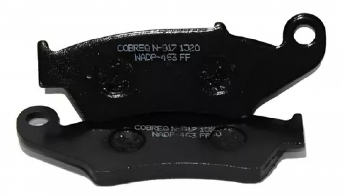 PASTILHA FREIO DIANT. XR 250 TORNADO/ NX 400 FALCON/ XRE 300/ CRF 230 COBREQ