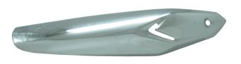 PROTETOR ESCAPAMENTO TITAN 160 16-19 MOD. ORIGINAL INOX QUALLYMOTOS