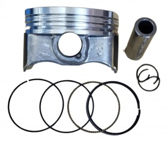 PISTAO CBX 200/ XR 200/ NX 200 METAL LEVE C/ ANEL METAL LEVE 0,25MM 