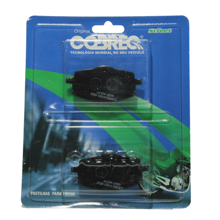PASTILHA FREIO TRAS. XT 600 TENERE 81-93 COBREQ