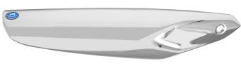 PROTETOR ESCAPAMENTO TITAN 160 16-19 MOD. ORIGINAL CROMADO QUALLYMOTOS