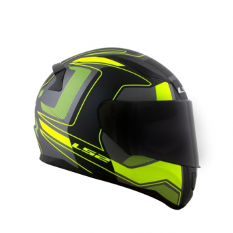 CAPACETE LS2 FF 353 RAPID CARRERA PRETO/VERDE 56