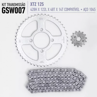 RELAÇÃO KIT XTZ 125 S/ RETENTOR GSW