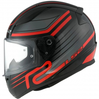 CAPACETE LS2 FF 353 RAPID CIRCUIT BLK/RED 58/M