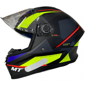 CAPACETE MT STINGER 2 CHEST MATT/YELLOW FLUOR 58