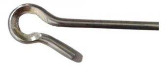 ANTENA CORTA PIPA CROMADA C/ ABRACADEIRA ALUMINIO QUALLYMOTOS