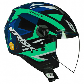 CAPACETE NORISK ORION DENVER BLUE/GREEN 58