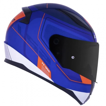 CAPACETE LS2 FF 353 RAPID SLIDE MATTE BLUE/RED 56