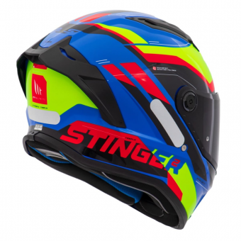 CAPACETE MT STINGER 2 TEMPLO BLUE GLOSS 60