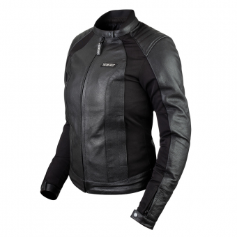 JAQUETA TEXX STORM LADY COURO FEMININA PRETA XXL 2XL