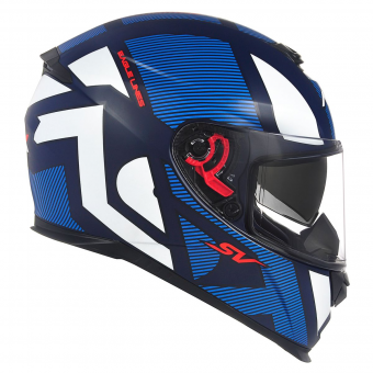 CAPACETE ASX EAGLE SV LINES FOSCO AZUL/BRANCO 60