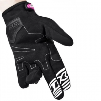 LUVA BLACKOUT FEMININA VERAO C/PROTETOR ROSA/PRETO P X11