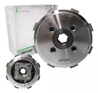 EMBREAGEM COMPLETA TITAN 150 04-13/ FAN 125 09-13 SCUD