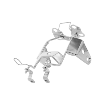 SUPORTE FAROL (ARANHA) FAN 125 09-13 CROMADO QUALLYMOTOS