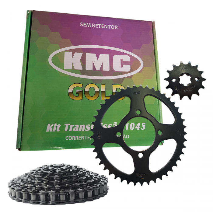 RELAÇÃO KIT YBR FACTOR 125 09-13 S/RETENTOR KMC GOLD