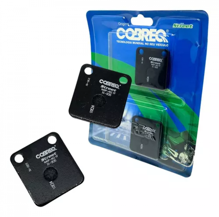 PASTILHA FREIO DIANT. TITAN 150 04-08/ TITAN 125/ FAN 125/ ML 125/ CG 125 COBREQ