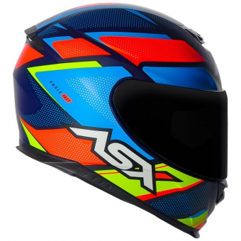 CAPACETE ASX EAGLE FAST FOSCO AZUL/VERMELHO/AZUL 58