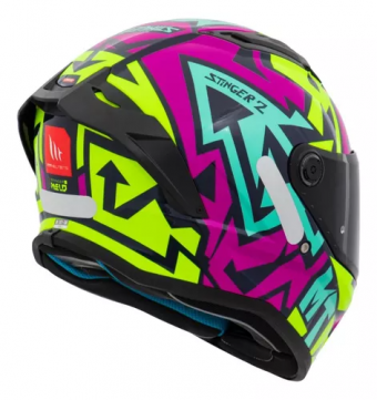 CAPACETE MT STINGER 2 MELD PINK GLOSS 56
