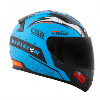 CAPACETE LS2 FF 353 RAPID THUNDER MATTE BLUE/BLACK/FLUO 54