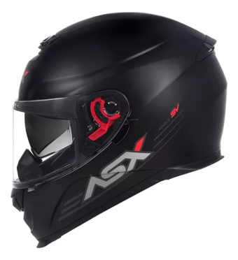 CAPACETE ASX EAGLE SV SOLID FOSCO PRETO 60