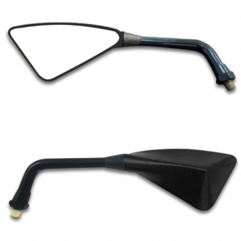 ESPELHO RETROVISOR SPORT ARROW ARTIC. PRETO ROSCA YAMAHA AWA