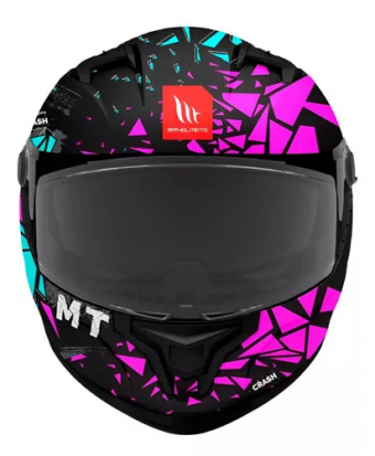 CAPACETE MT BRAKER CRASH BLACK GLOSS 60