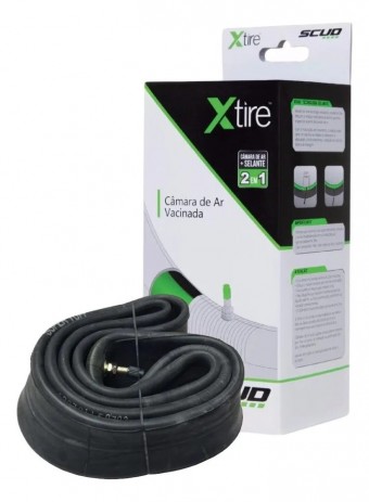 CAMARA AR 14 80-100-14/ 2.75-14/ 3.00-14 C/SELANTE XTIRE SCUD