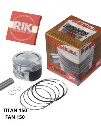 PISTAO TITAN 150 04-15 KMP C/ANEL RIK 1.50MM