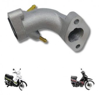 COLETOR ADMISSAO CRYPTON 115 TUBO AUDAX