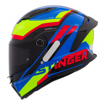 CAPACETE MT STINGER 2 TEMPLO BLUE GLOSS 60