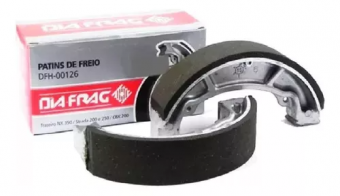 PATIM FREIO TRAS. CBX 200 STRADA/ NX 350 SAHARA DIAFRAG