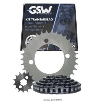RELAÇÃO KIT BIZ 125 06-15/ POP 100 S/RETENTOR GSW