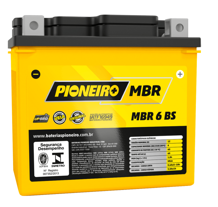BATERIA PIONEIRA MBR 6BS