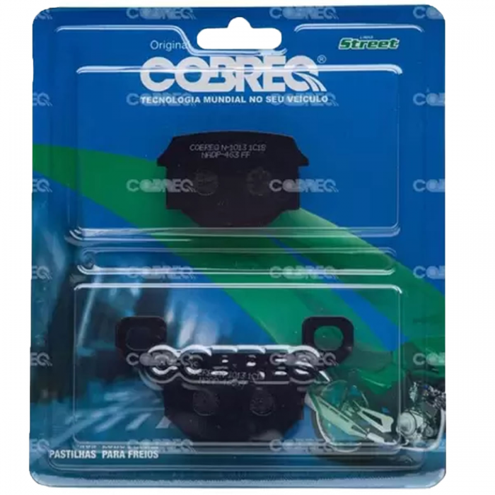 PASTILHA FREIO DIANT. INTRUDER 125/ KASINSKI 125 COBREQ