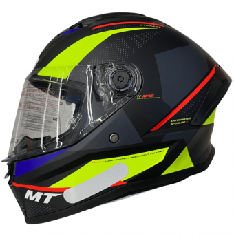 CAPACETE MT STINGER 2 CHEST MATT/YELLOW FLUOR 58