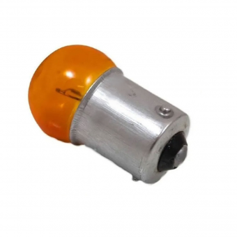 LAMPADA PISCA CG 12VX10W (BASE FERRO) LARANJA