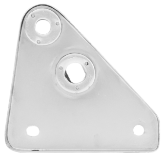 SUPORTE LATERAL FAROL CBX 250 L/ESQ. CROMADO QUALLYMOTOS
