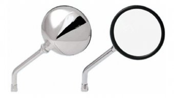 ESPELHO RETROVISOR CB 500 CROMADO MOD. ORIGINAL AWA